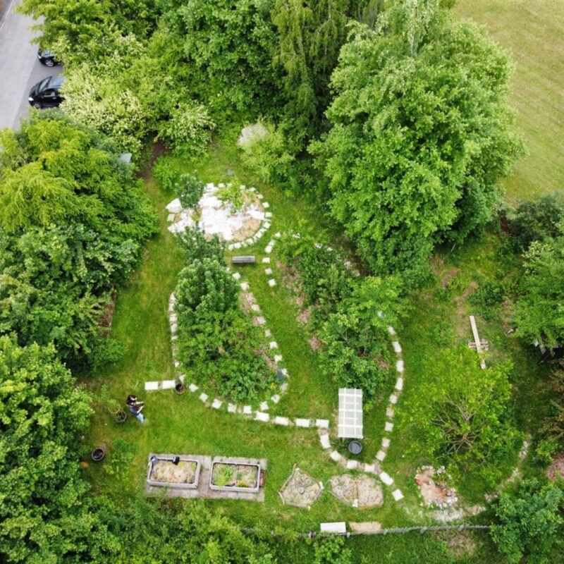 Permakultur Schulgarten in Bayern